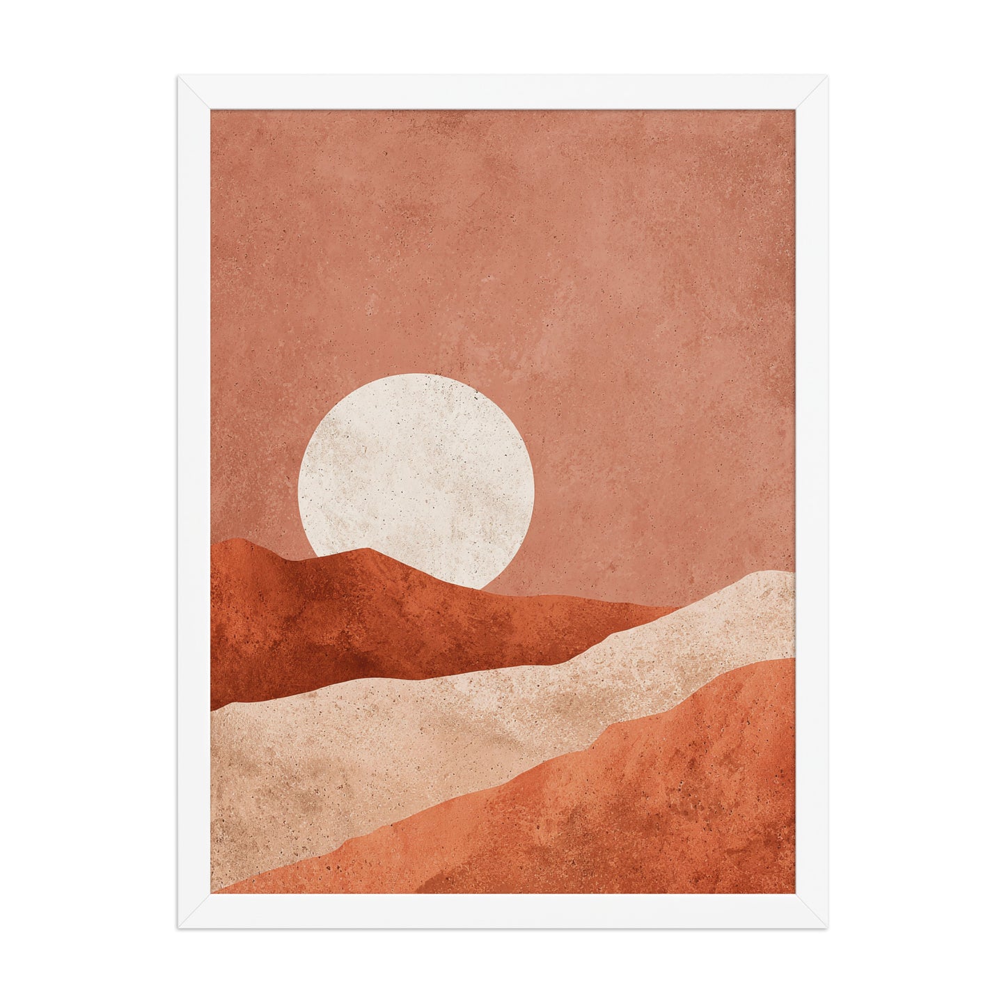 Minimal sun canvas