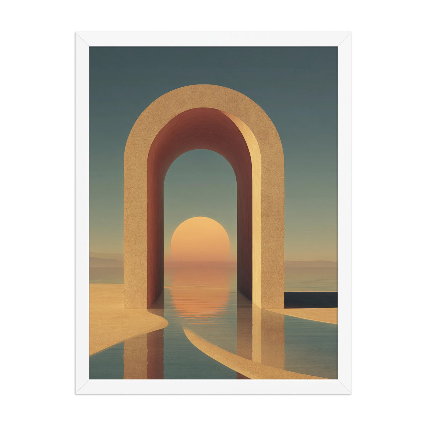 Abstract Sunset Arch