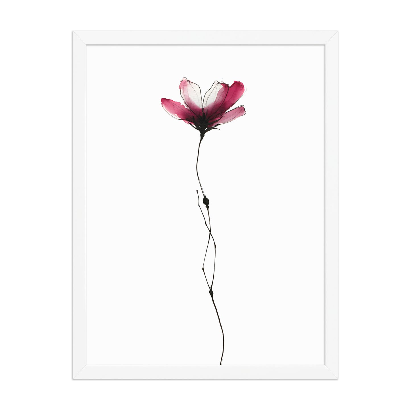 Pink petals canvas