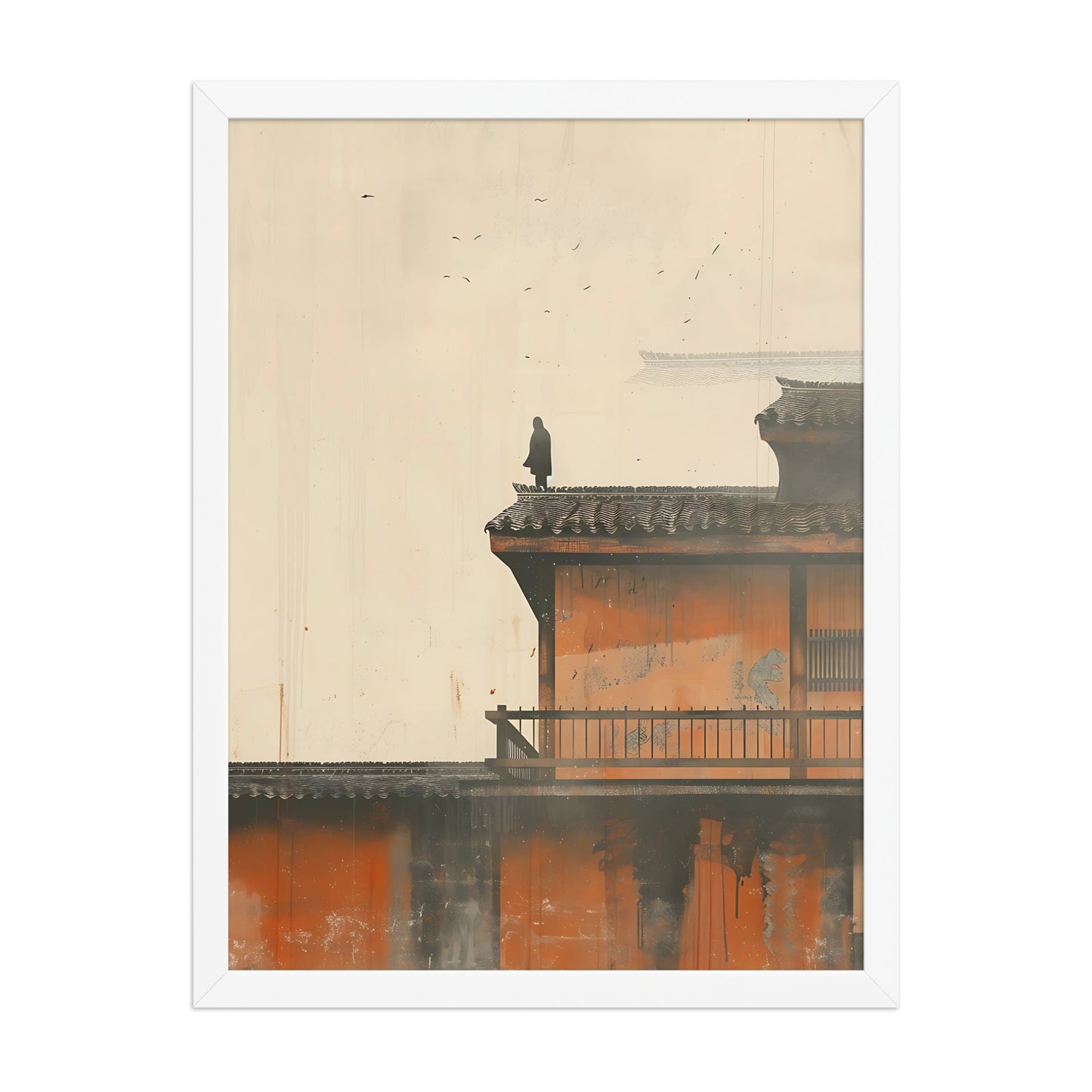 Orange walls canvas