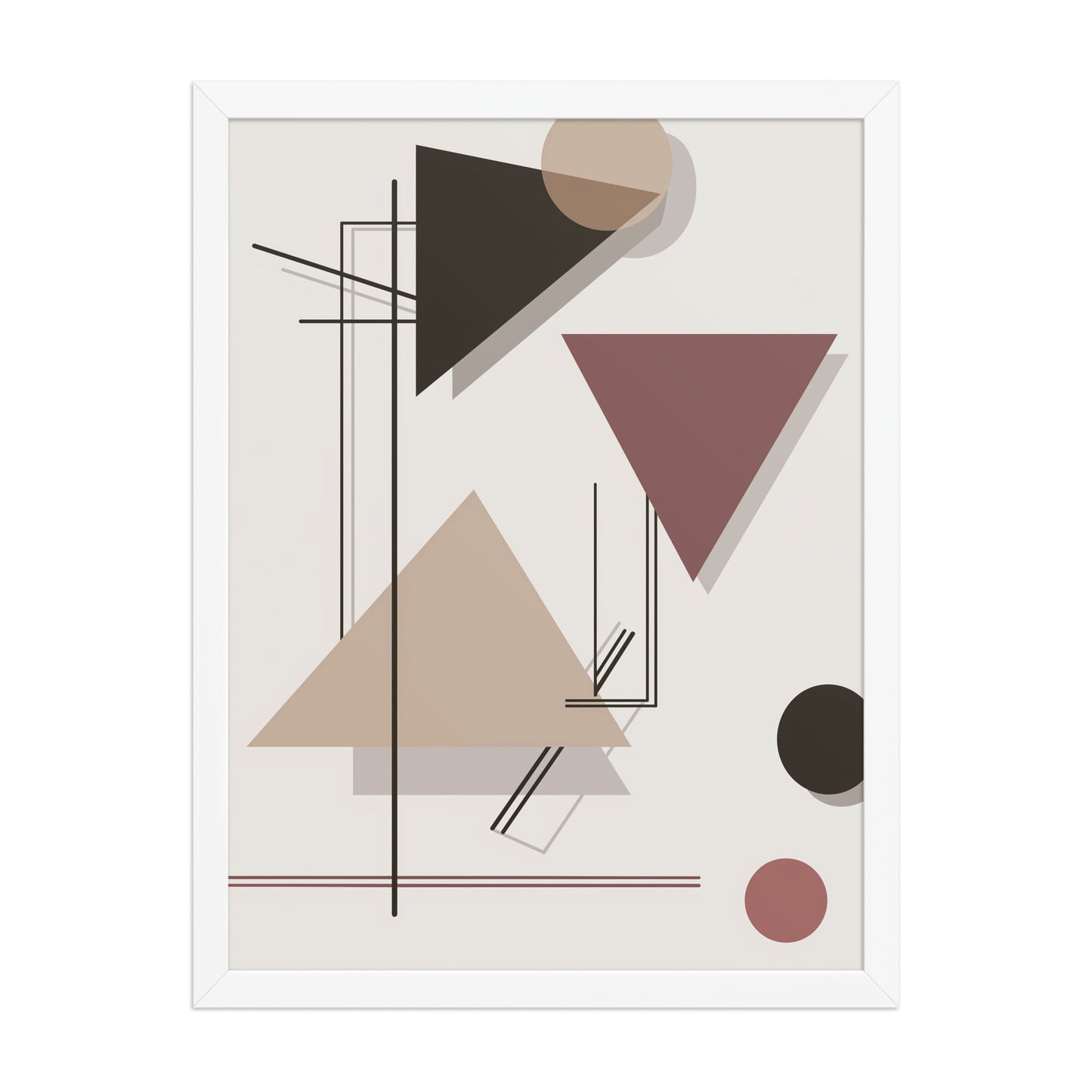 Shape and shadow canvas