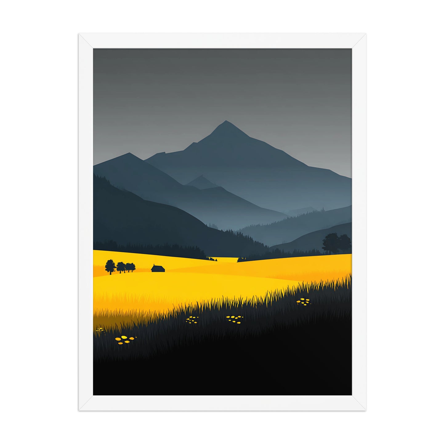 Yellow Pop Canvas Wall Art