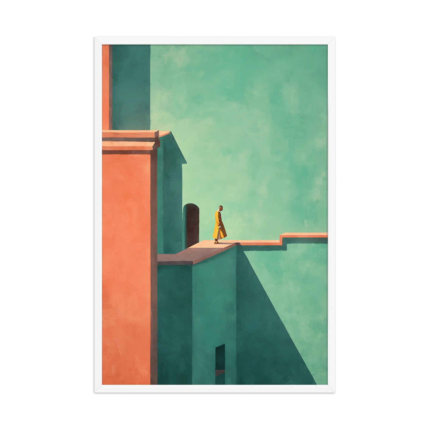Abstract architecture canvas