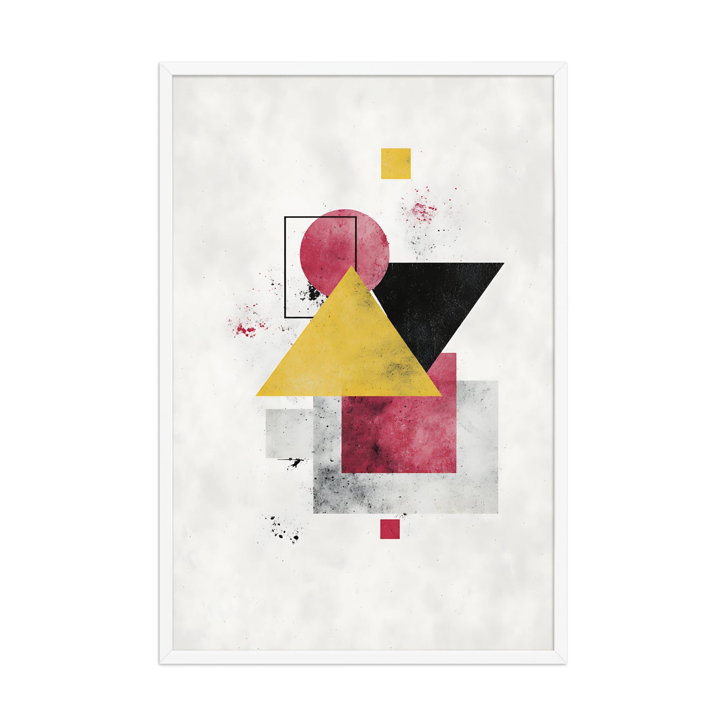 Colourful abstract canvas