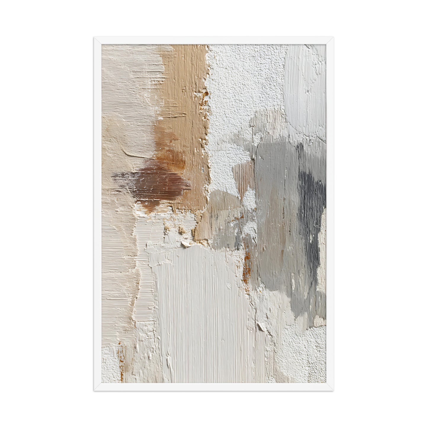 Textured abstract canvas