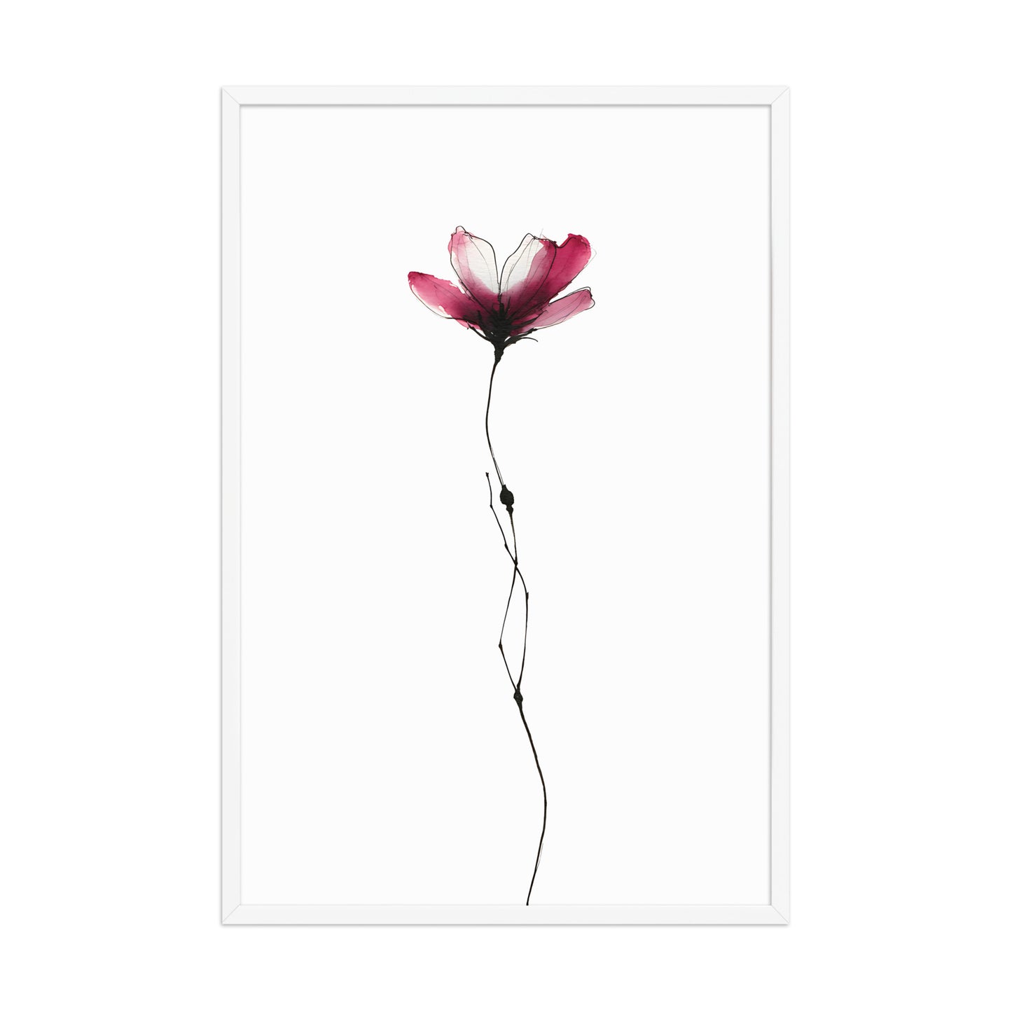 Pink petals canvas