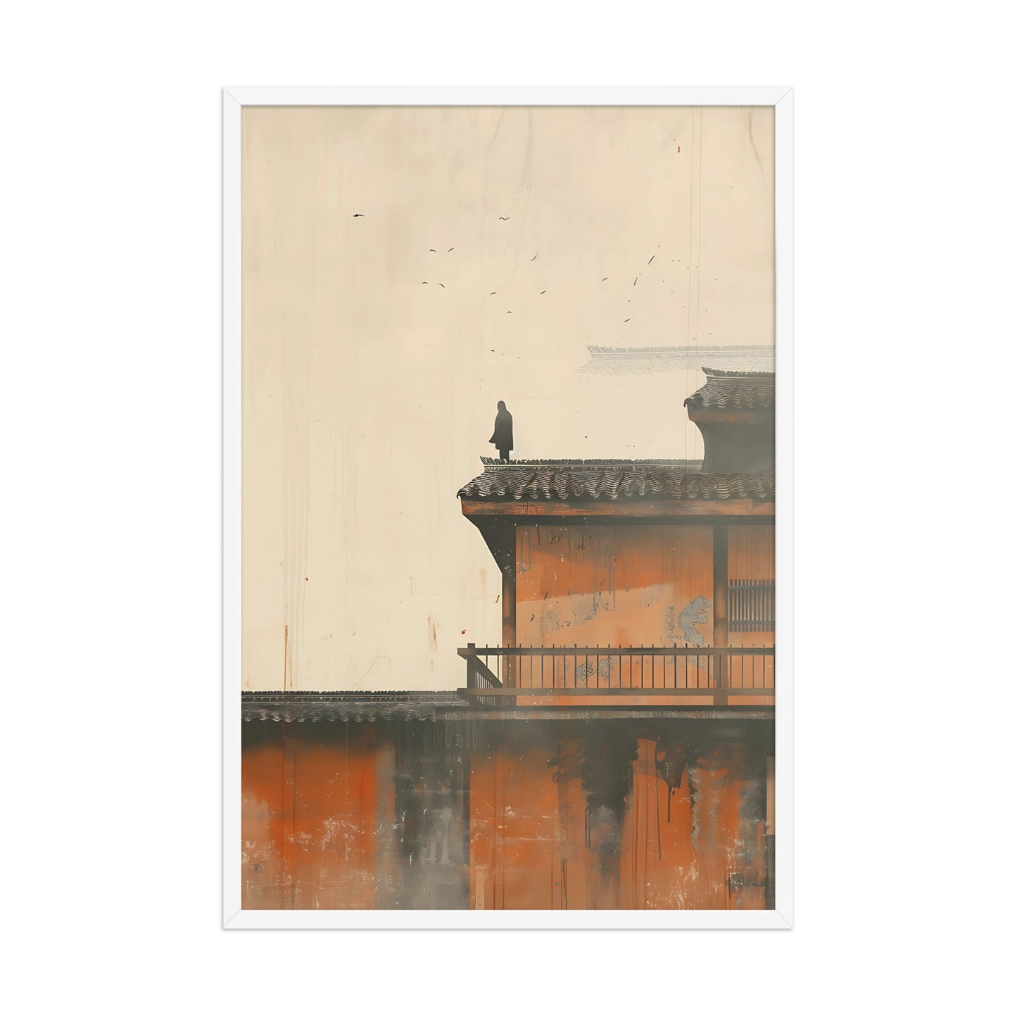 Orange walls canvas