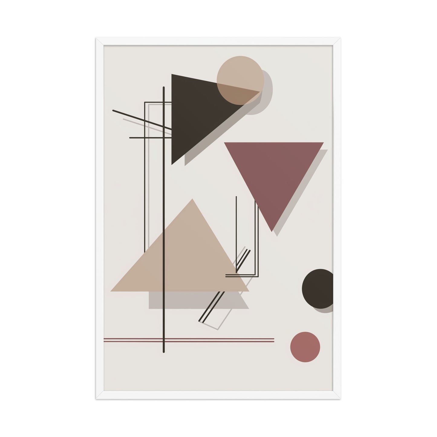 Shape and shadow canvas