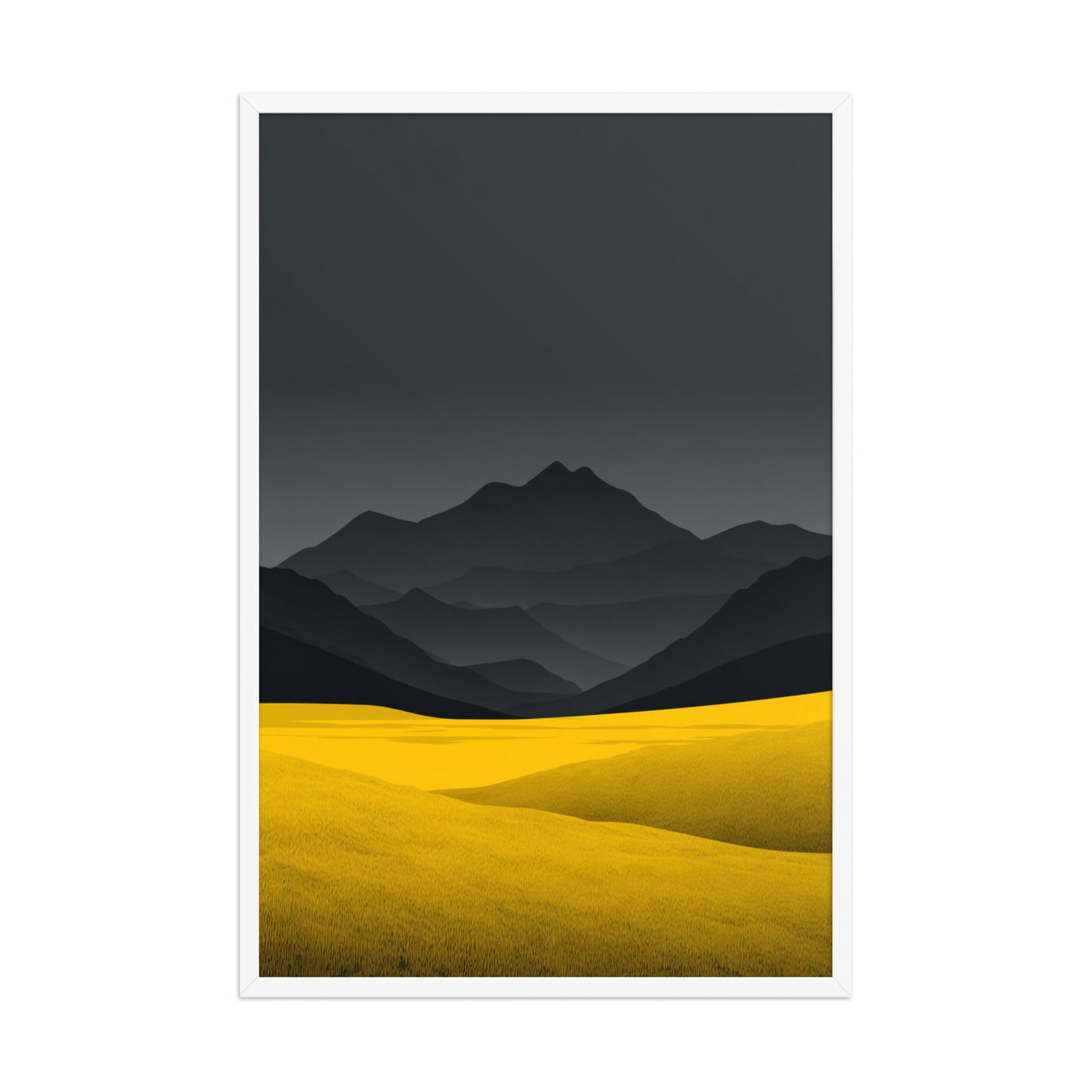 Yellow Fields Canvas Wall Art