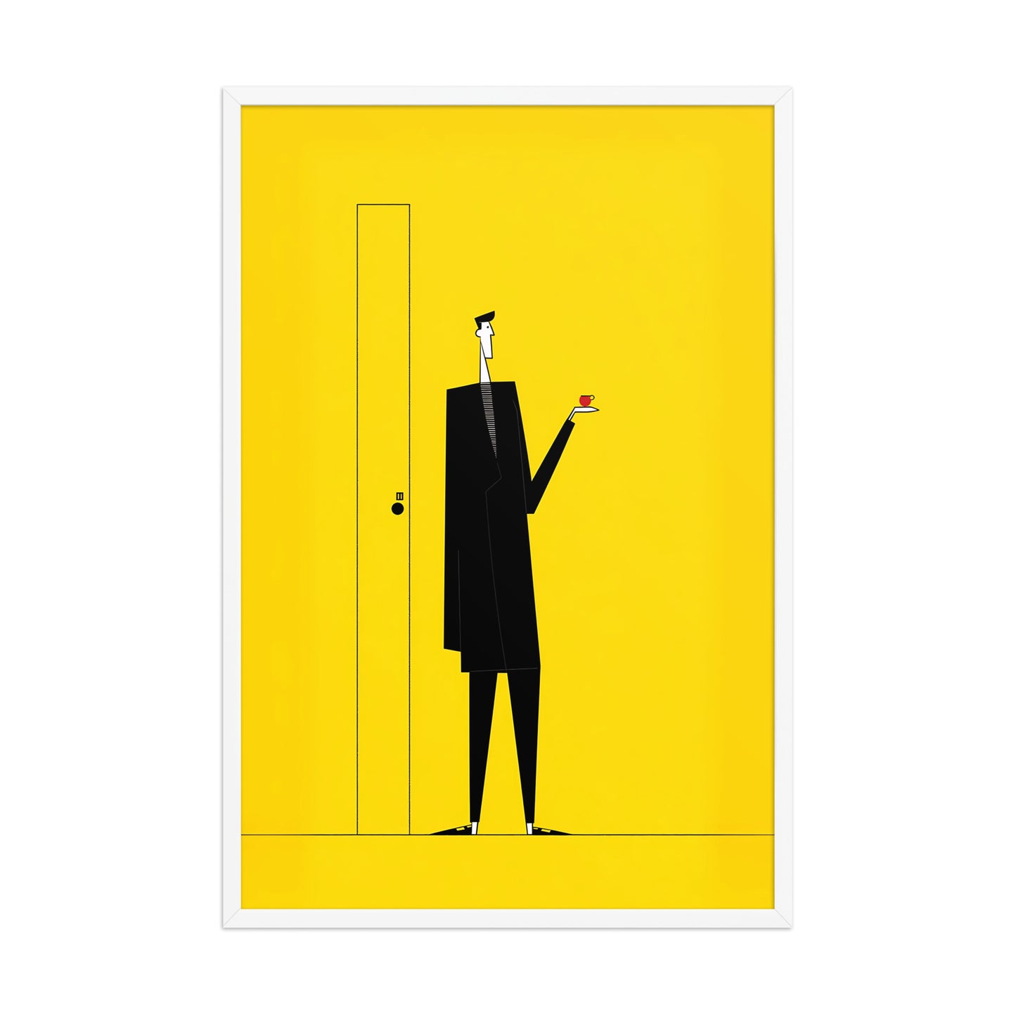Yellow Door Canvas Wall Art