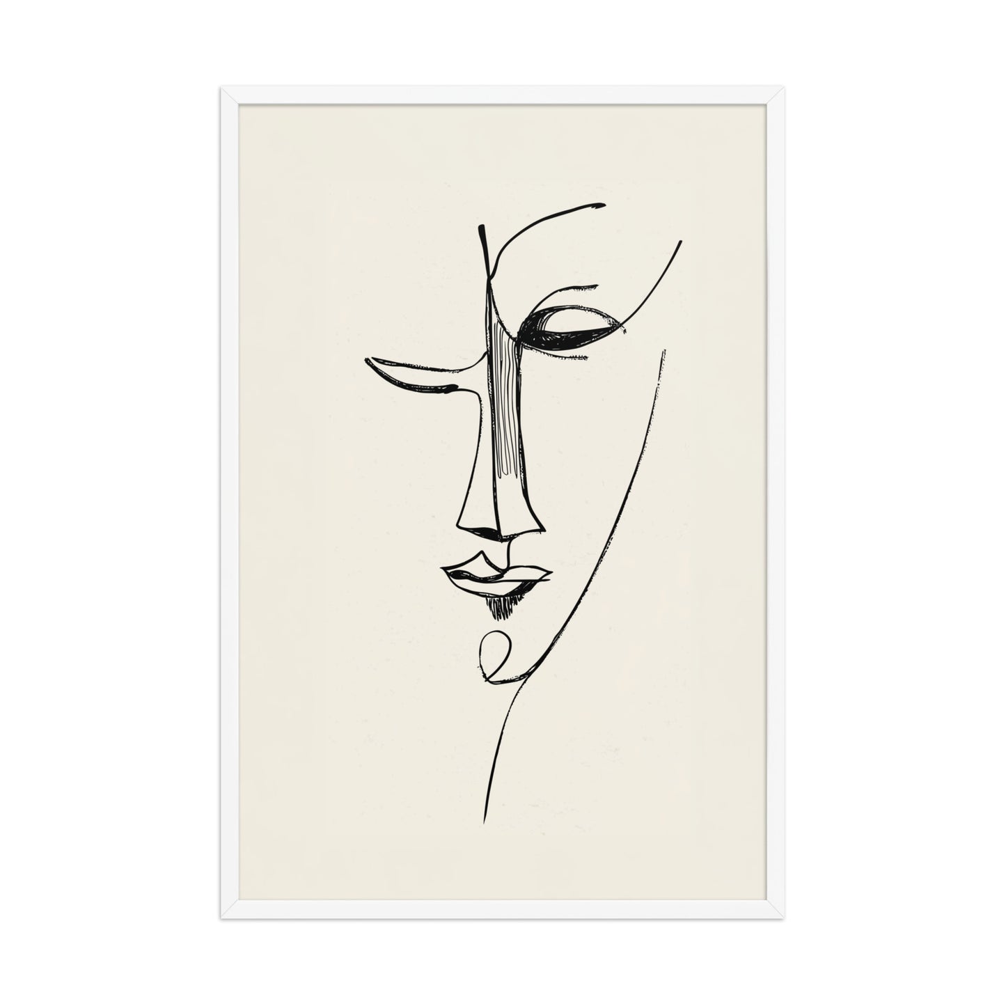 Abstract Face Canvas Wall Art