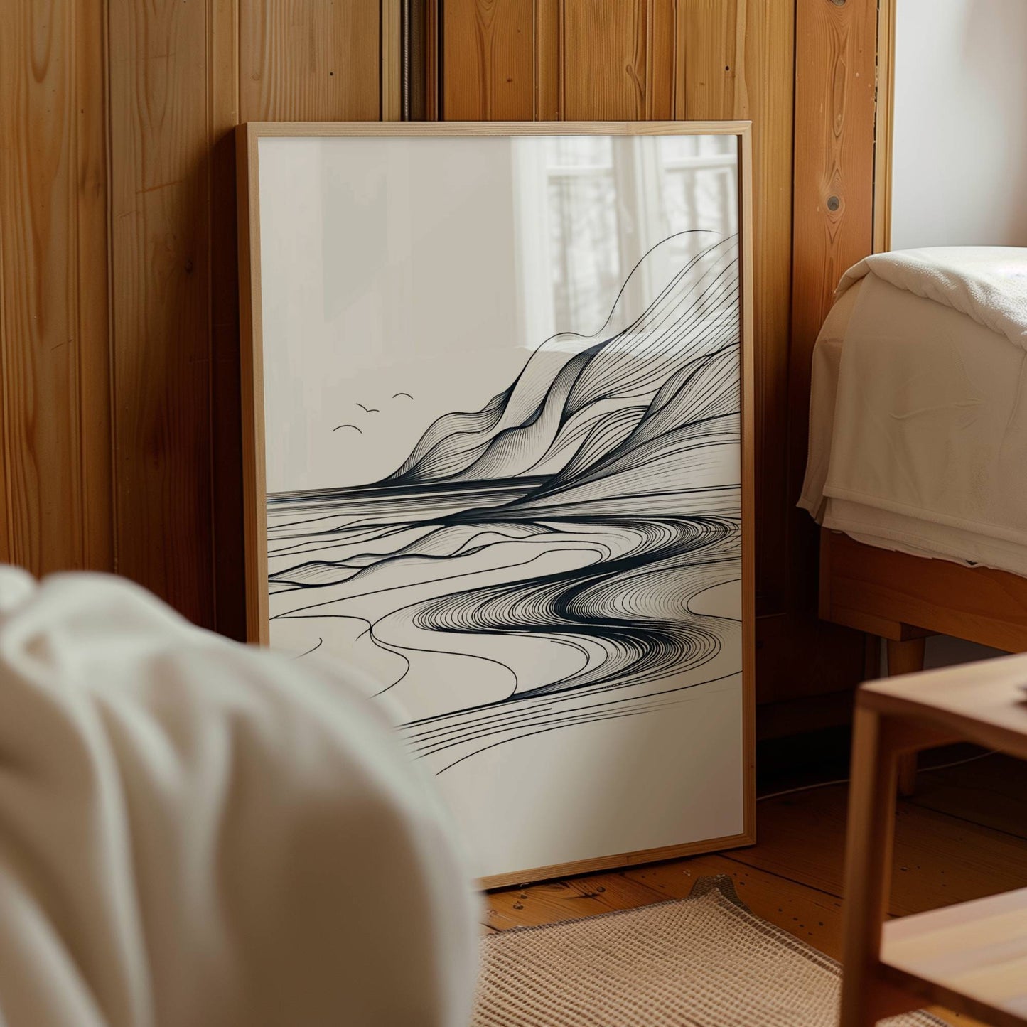 Landscape Lines Canvas Wall Art 