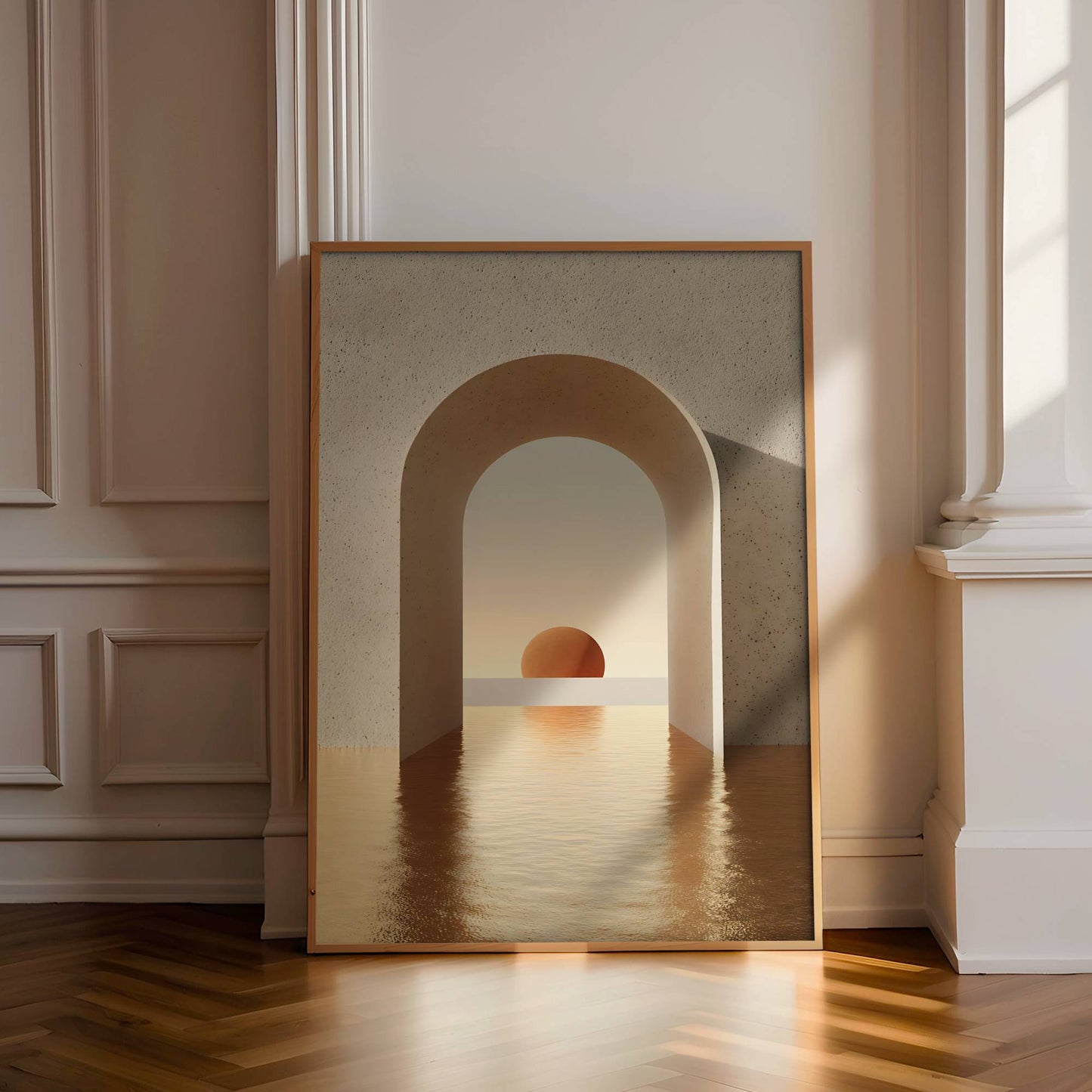 Minimal Abstract Sunset