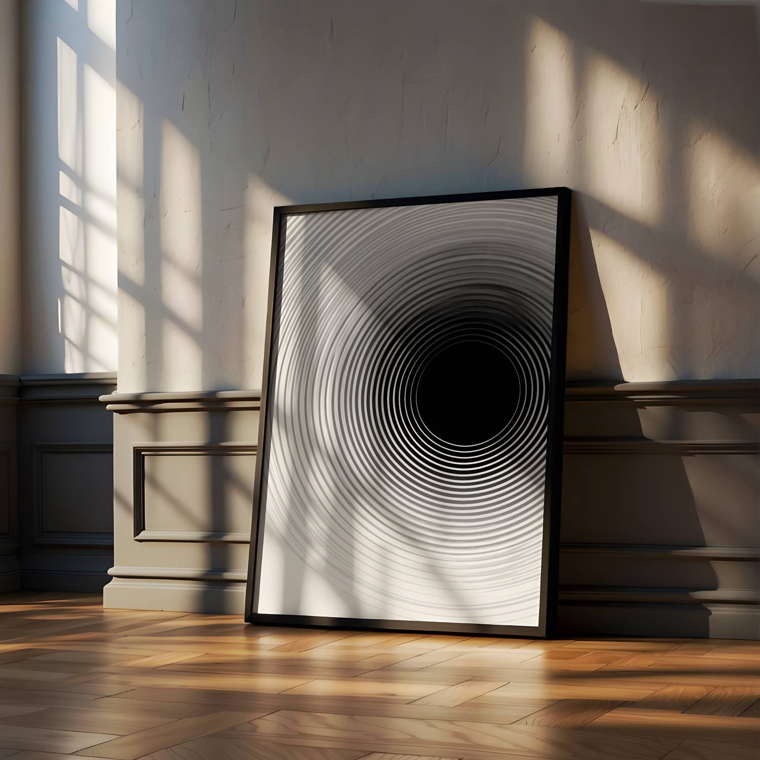 Minimal ripples canvas
