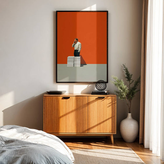 Orange Background Canvas