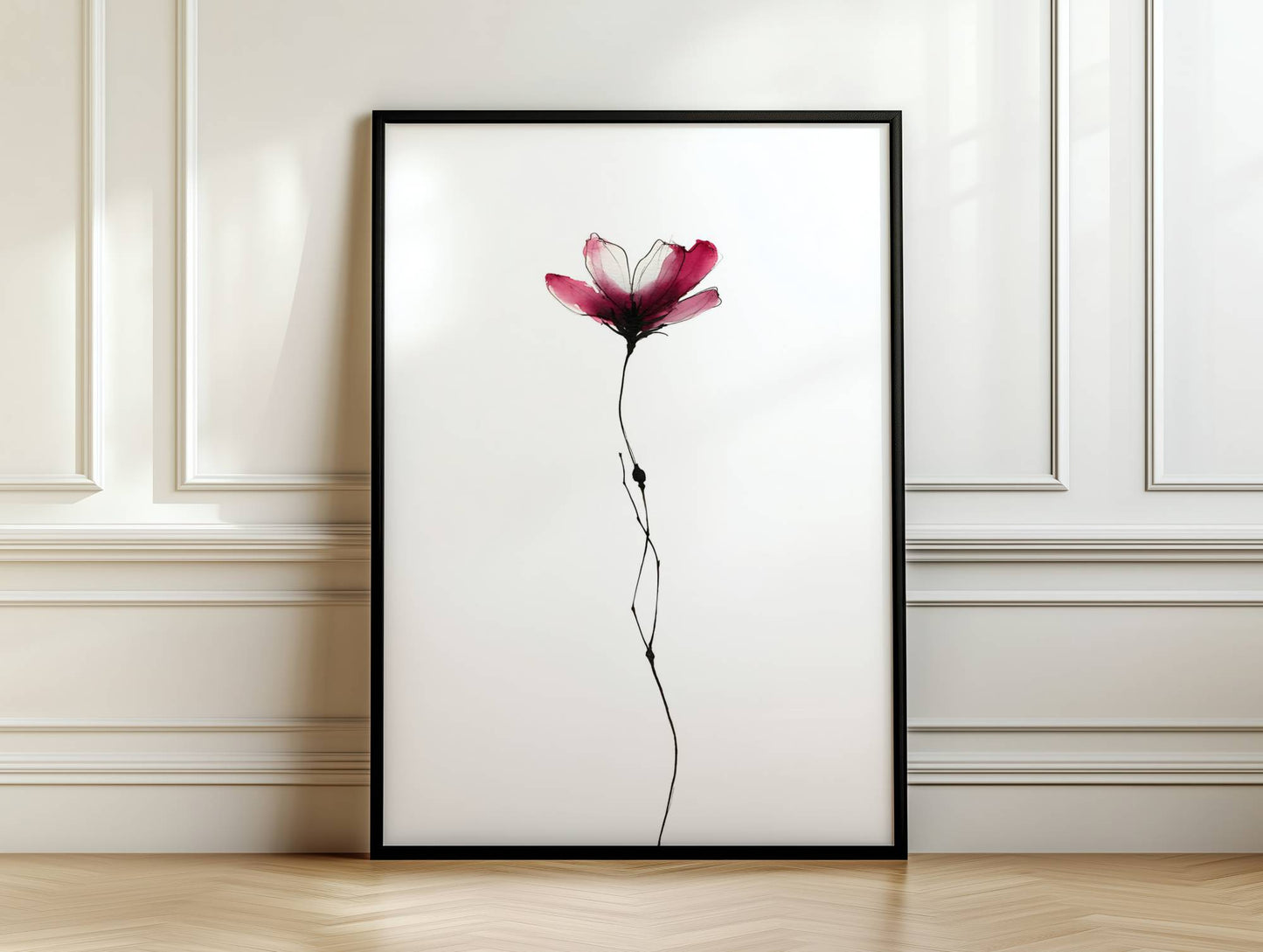 Pink petals canvas