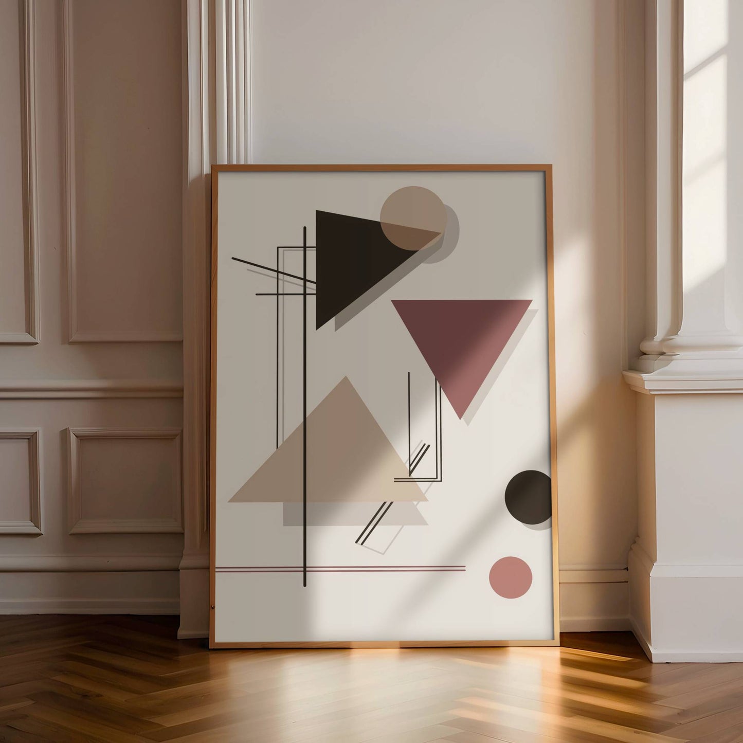 Shape and shadow canvas