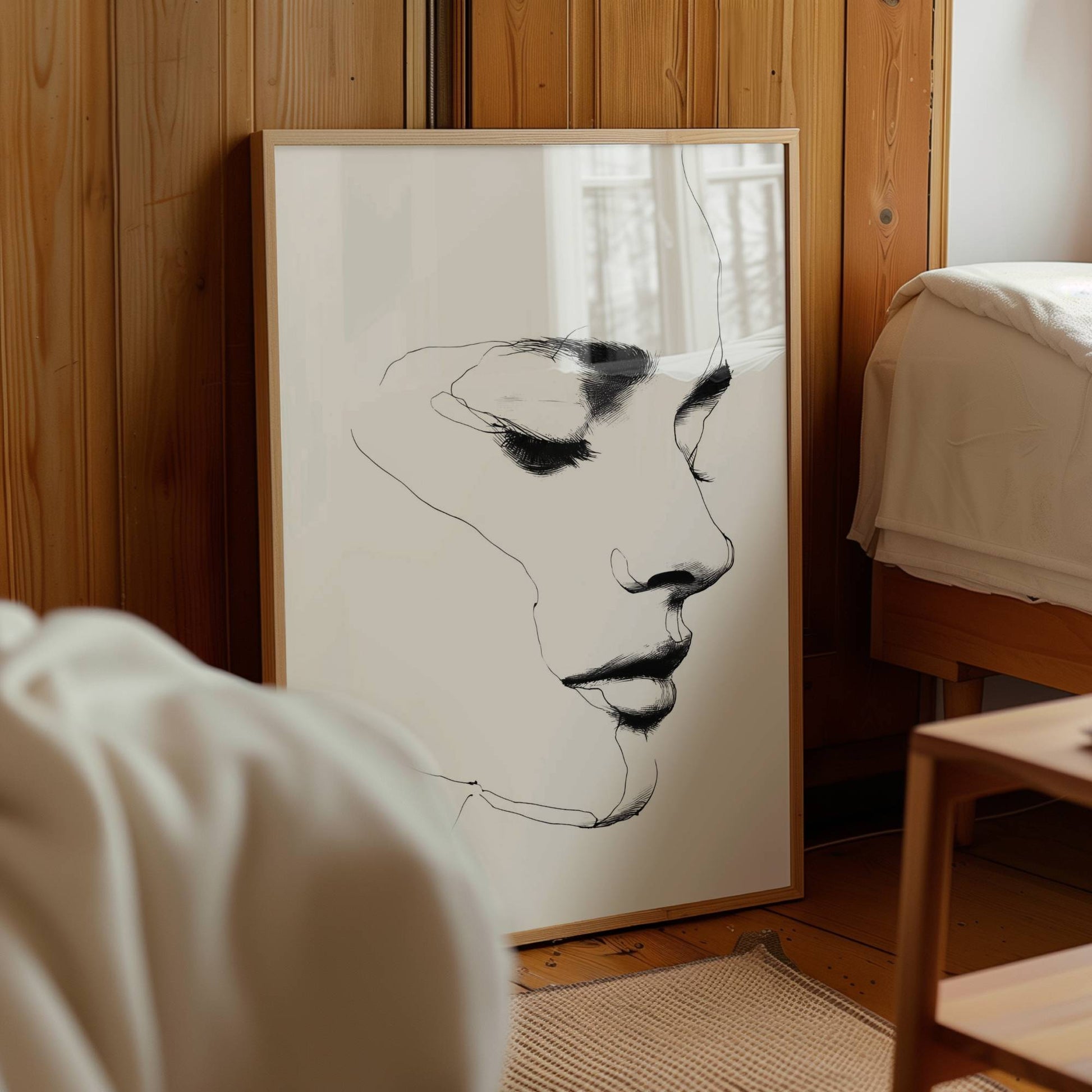 Soft lines canvas