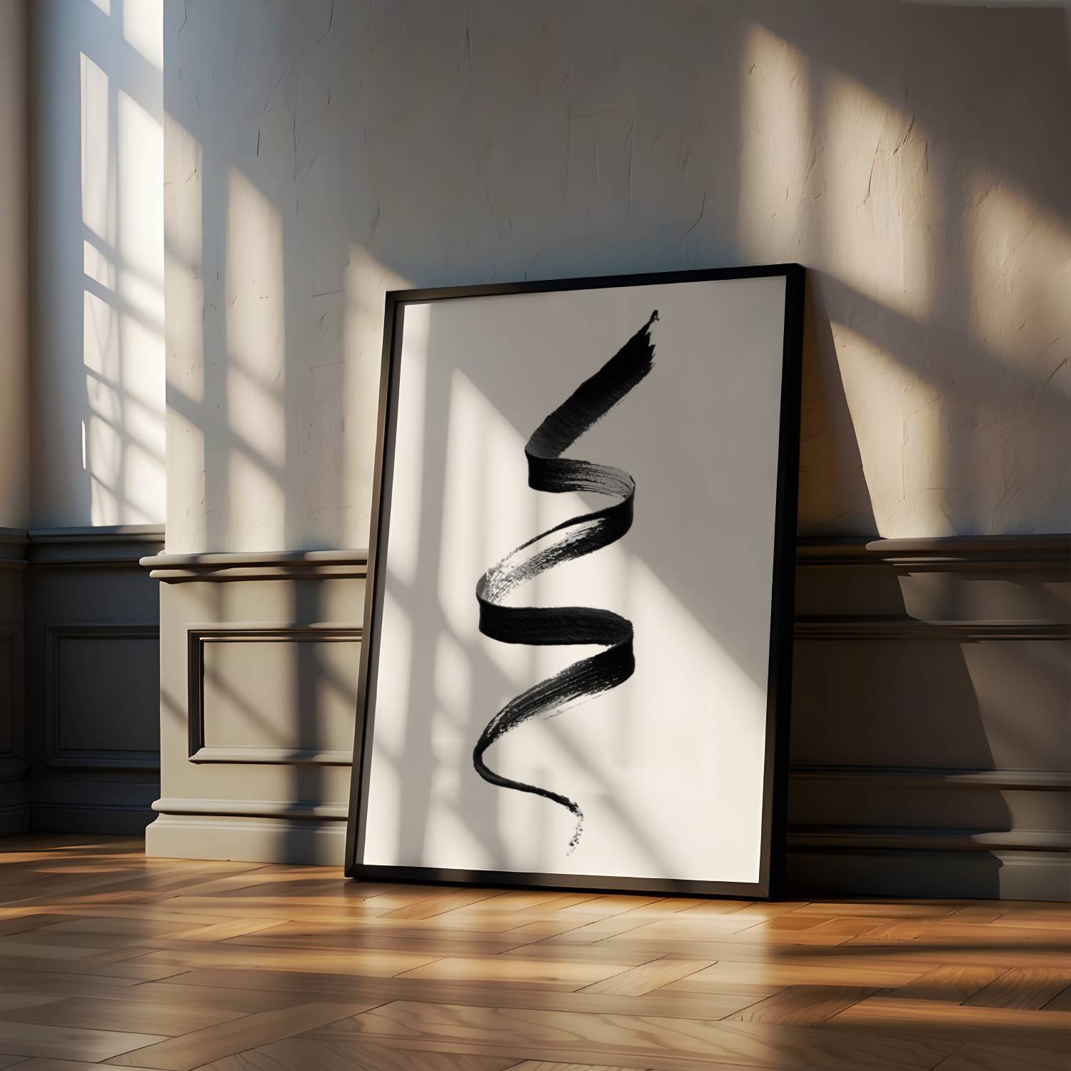 Zen brushstroke Frame 